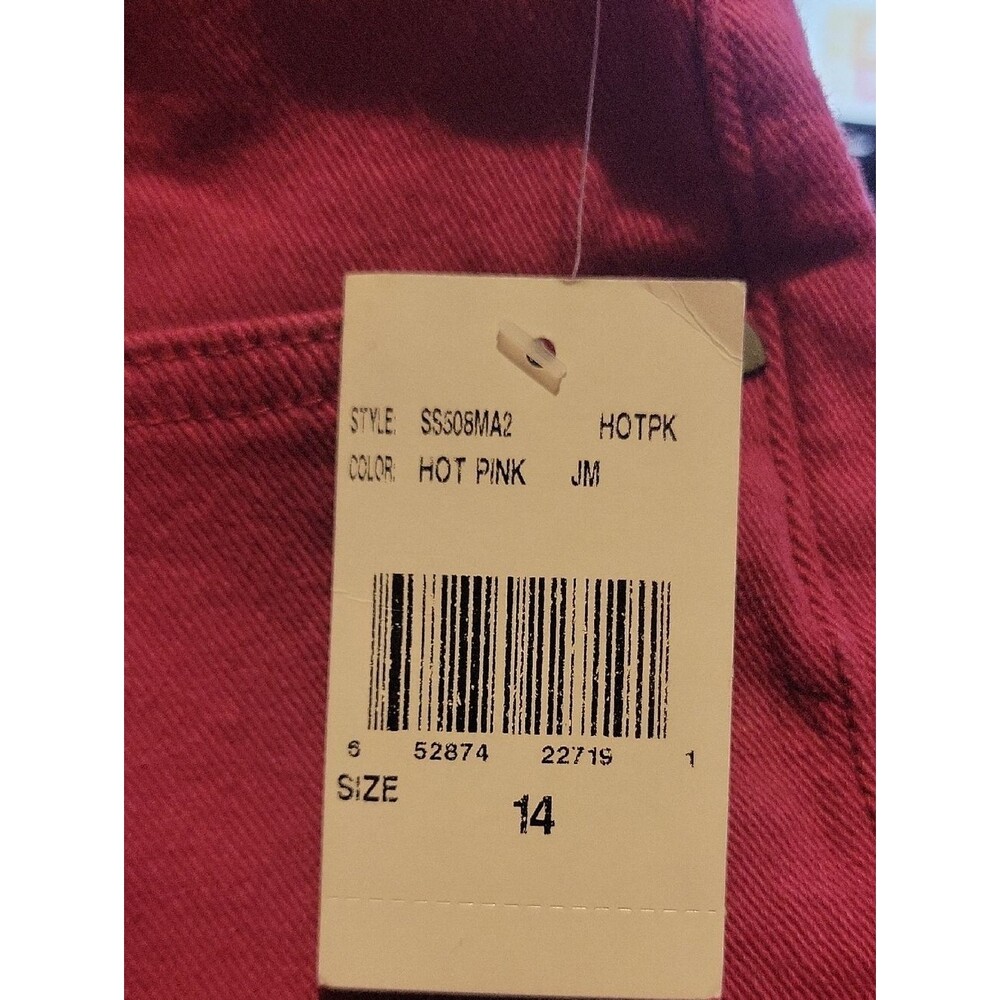 Kut From The Kloth High-rise Hot Pink Short - Size: 14 - NWT - Picture 6 of 6